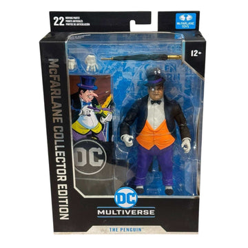 NEW-SEALED McFarlane DC Multiverse The Penguin 7” collector figure with umbrella and extra hands in premium packaging