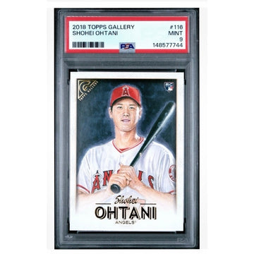 Shohei Ohtani RC 2018 Topps Gallery #116 PSA 9 MINT MLB LA Angels Dodgers