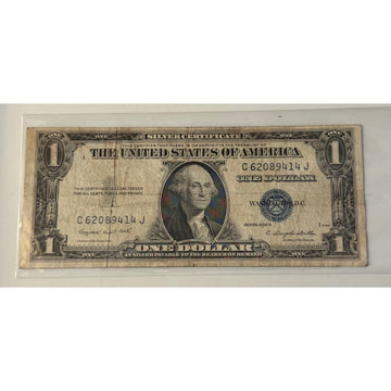 *1935*! G $1 Silver Certificate Blue Seal Smith Dillon Circulated Old US Note**!