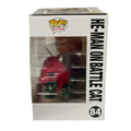 Funko Pop Rides He Man on Battle Cat #84 flocked Target Con exclusive collectible toy