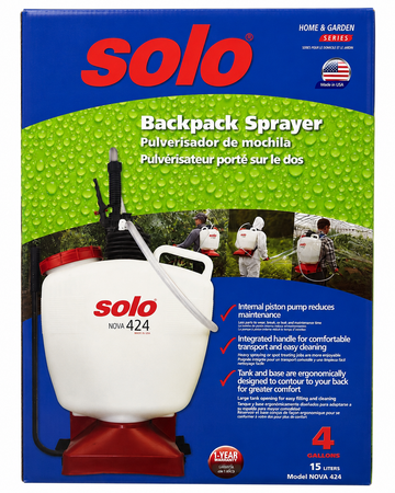 Solo NOVA 424 4-Gallon Backpack Sprayer Made in USA New