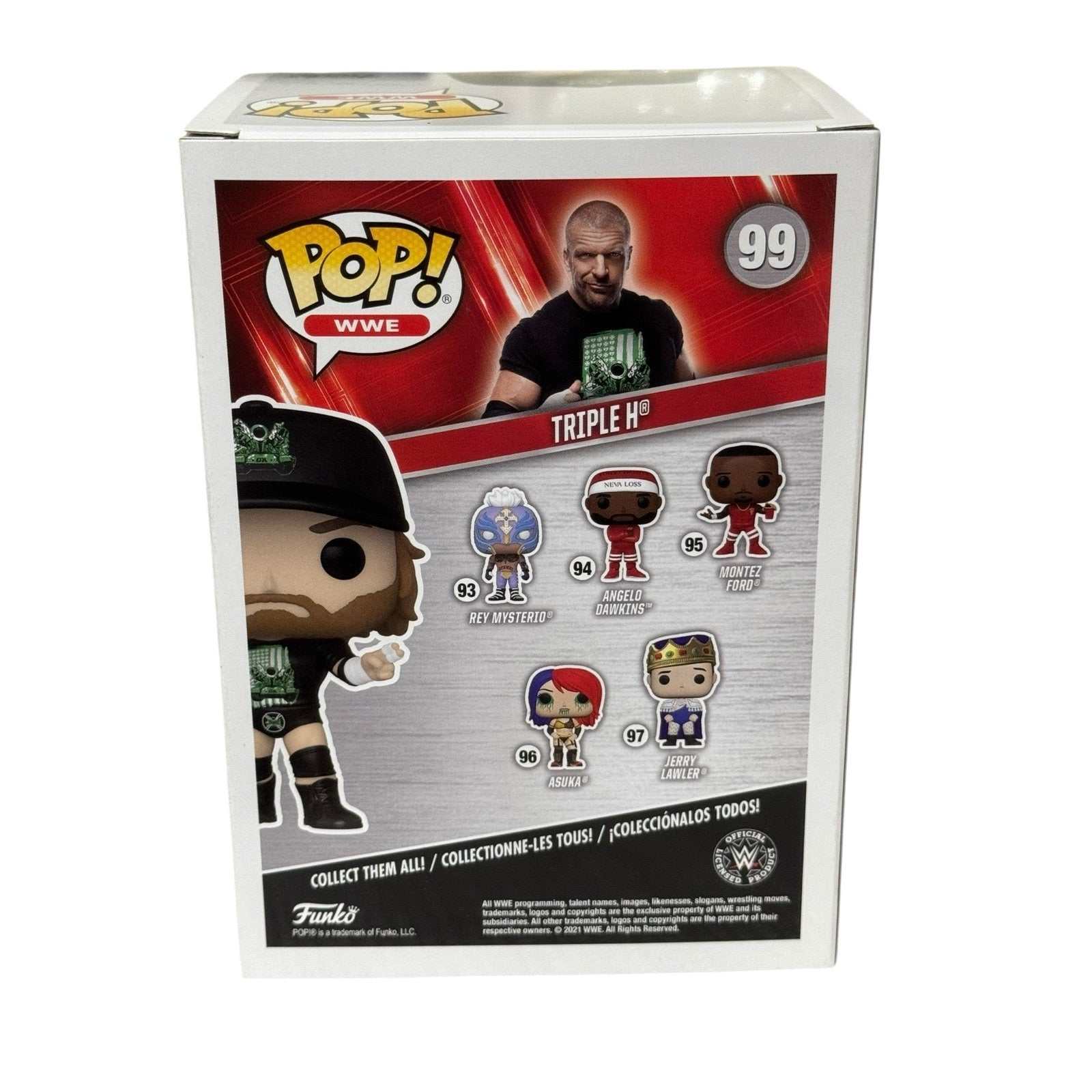 WWE Triple H Funko Pop 99 GameStop Exclusive DX SummerSlam vinyl figure in box