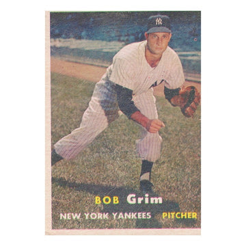 Bob Grim 1957 Topps #36 MLB New York Yankees Vintage Raw VG Baseball Card