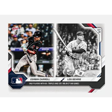 Corbin Carroll Lou Gehrig 2026 MLB Topps NOW #710 Super Limited PR