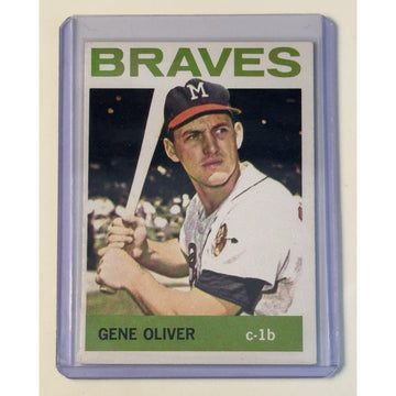 1964 Topps Baseball #316 Gene Oliver MLB Milwaukee Braves VG-EX
