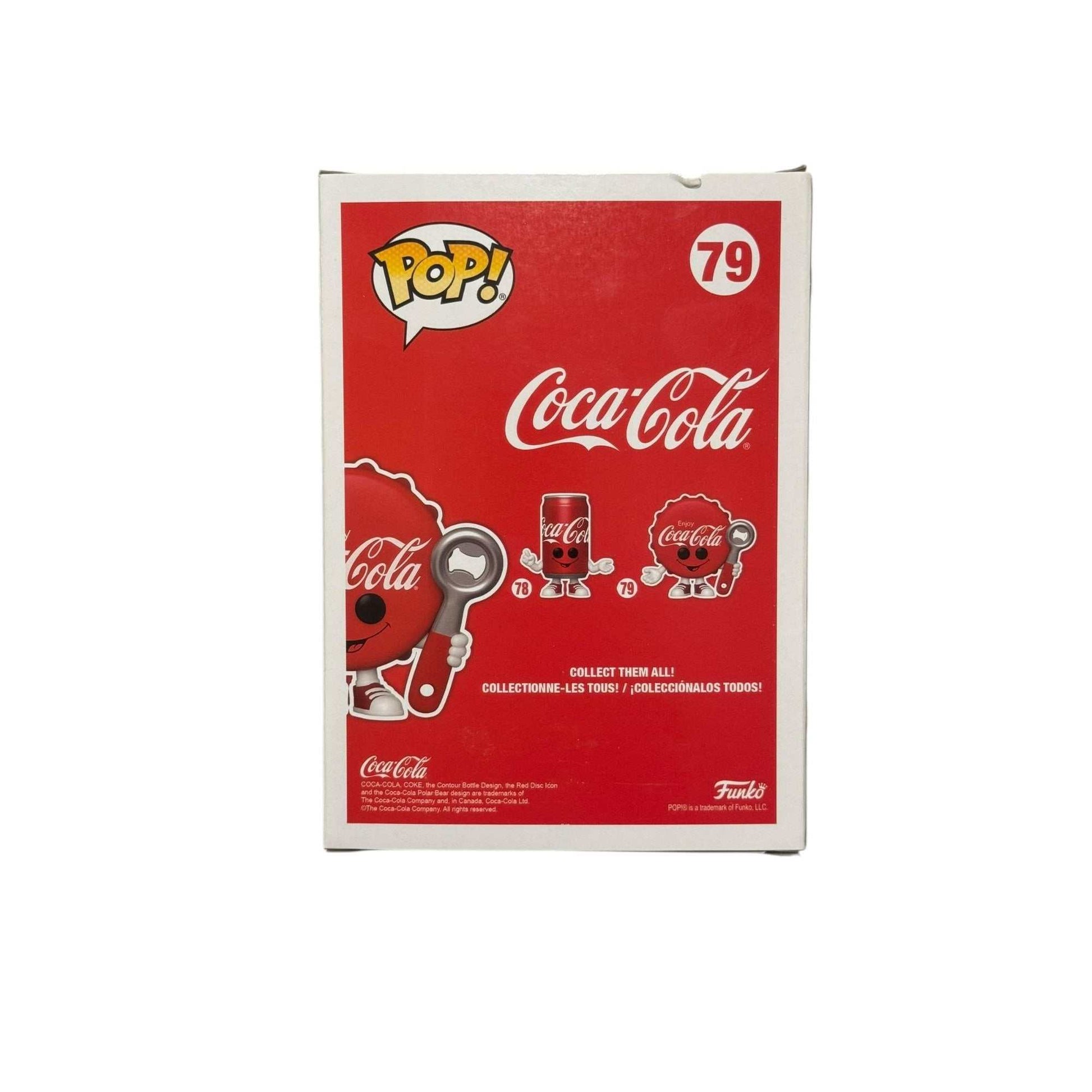 Funko POP Coca-Cola Bottle Cap vinyl figure box 79 red collectible packaging