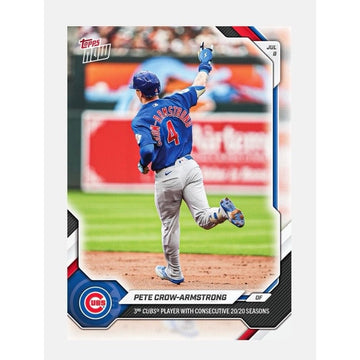2026 Topps NOW Pete Crow-Armstrong 1415 PR PCA MLB Cubs Consecutive 20/20 #432