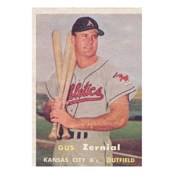 Gus Zernial 1957 Topps #253 MLB Kansas City Athletics Vintage G Raw Card