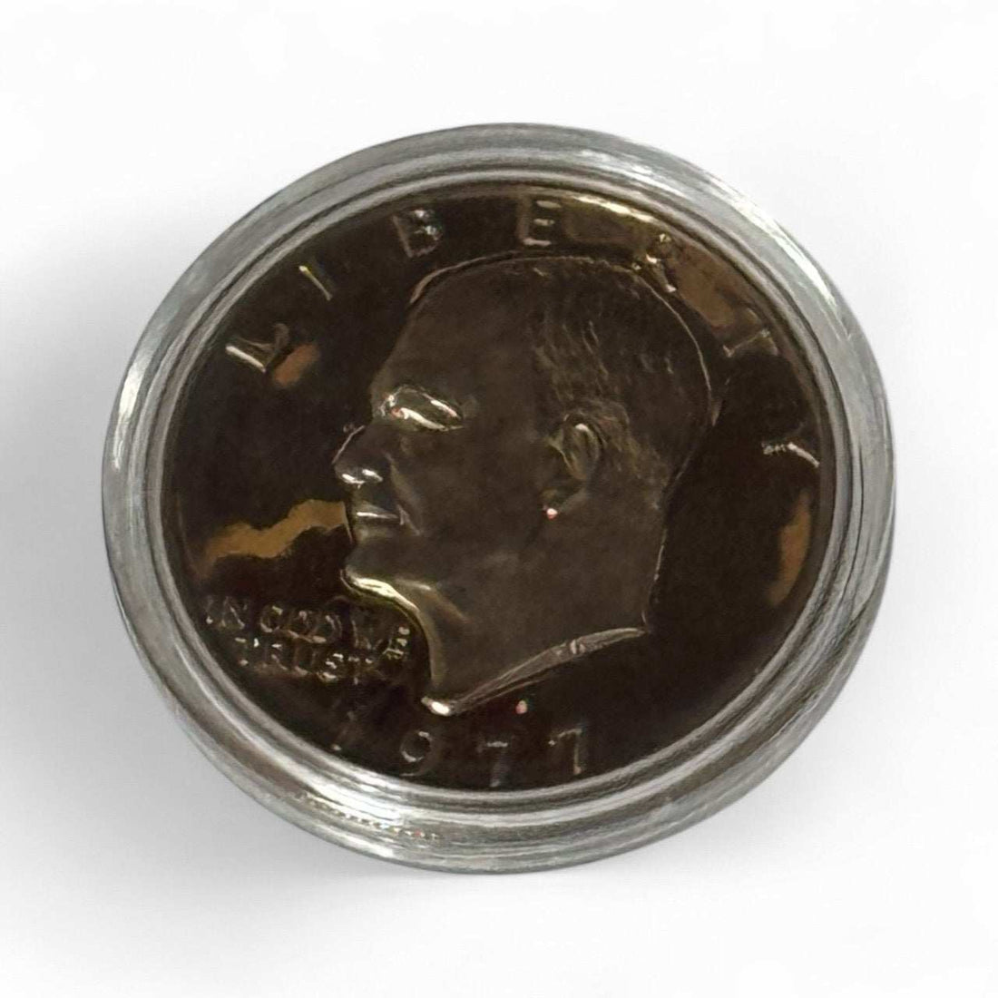 1977-S Eisenhower Dollar Proof Coin Ike $1 San Francisco Mint Encapsulated