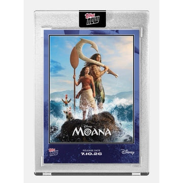 Moana Topps NOW Moana 2665 PR 2026 Topps NOW Disney Live Action MOA01 Sealed Trading Card