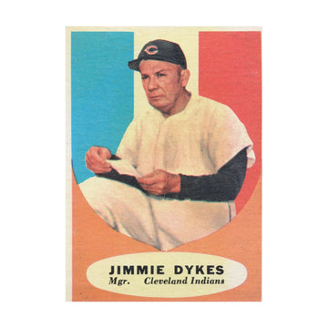 Jimmie Dykes 1960 Topps #222 MLB Cleveland Indians Vintage VG Raw Baseball Card