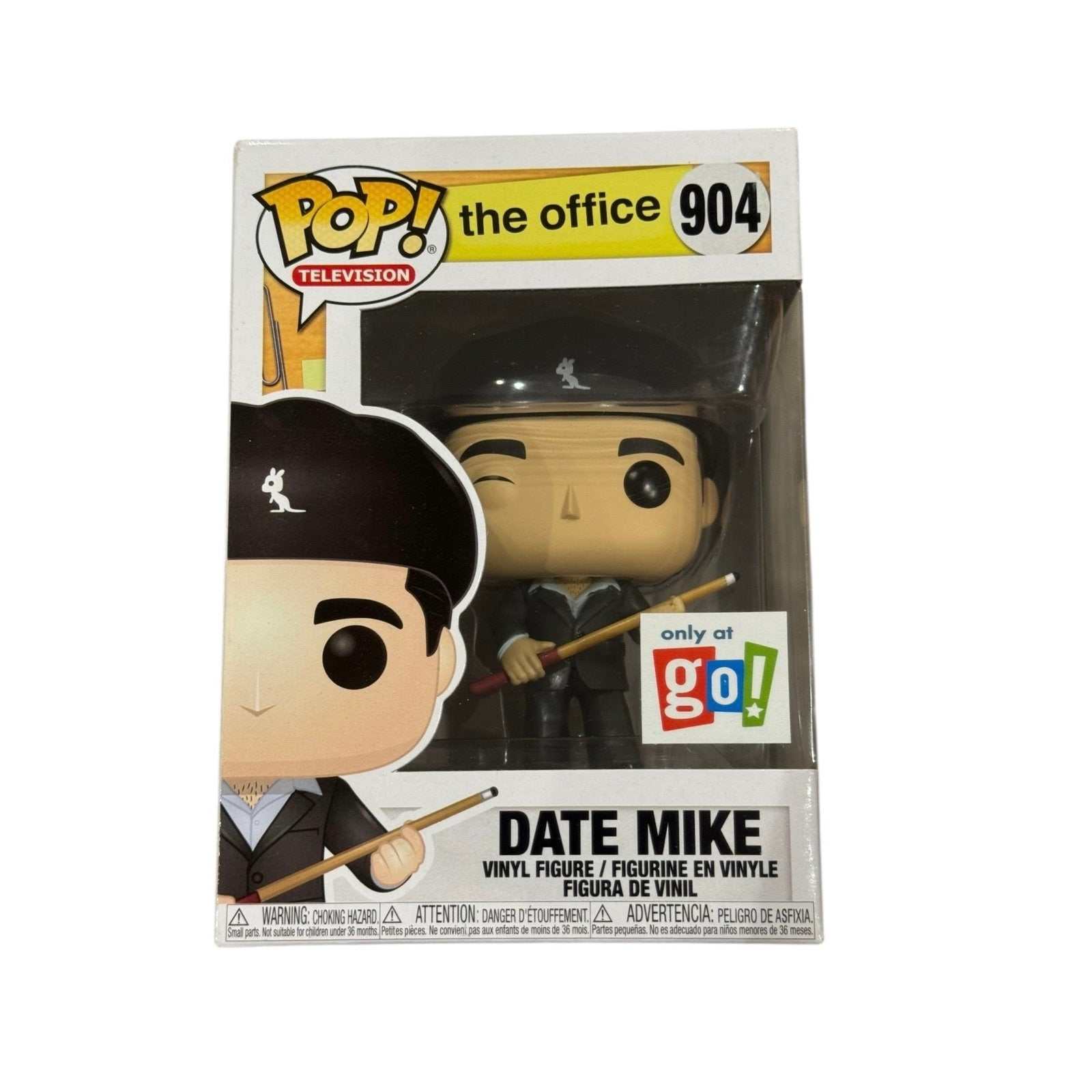 Funko Pop! Television Date Mike vinyl figure from The Office go! Exclusive in box