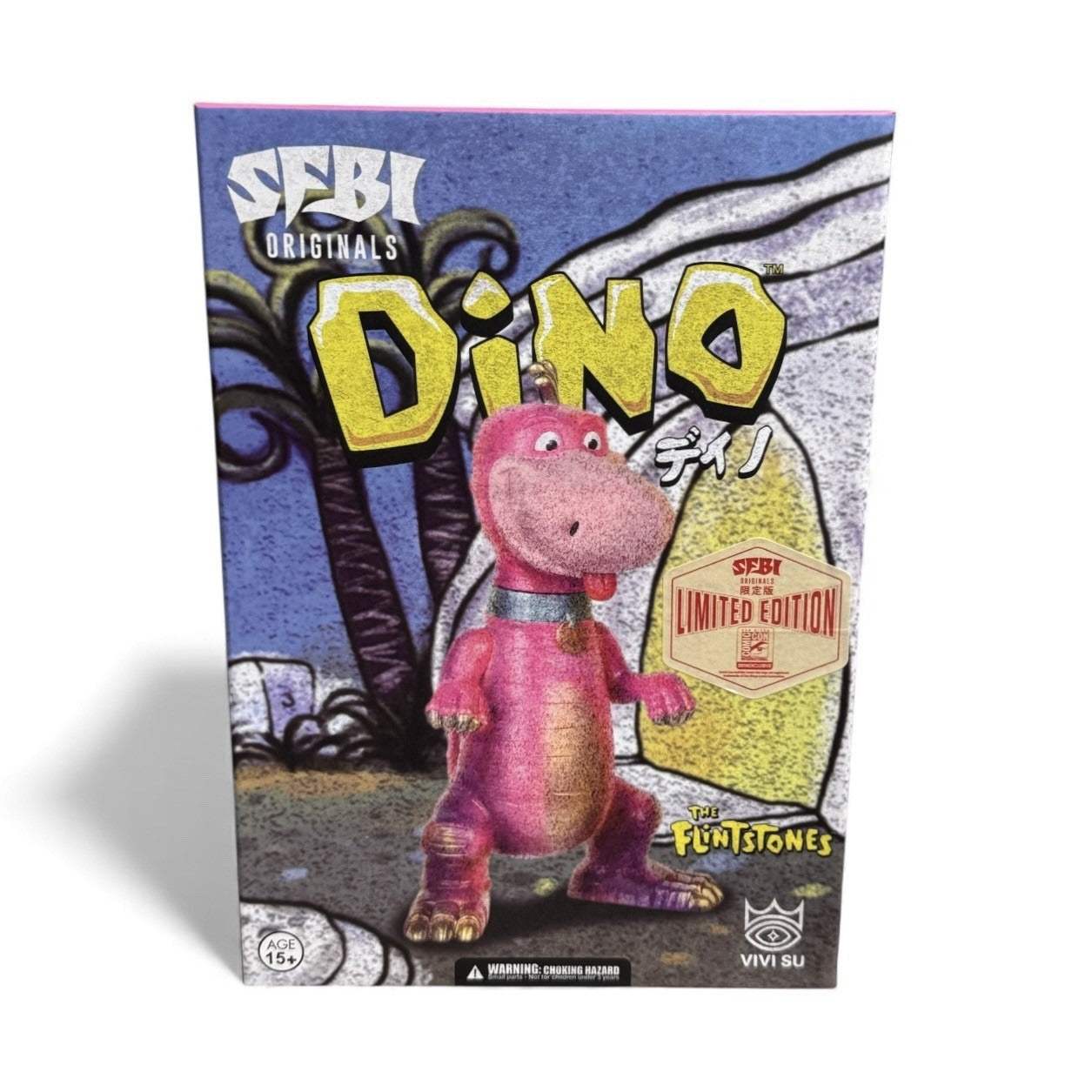 SFBI Originals 2018 Dino limited edition sealed Flintstones art toy figure in original display box