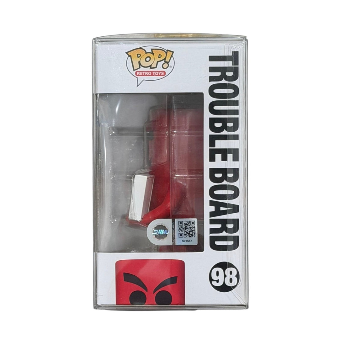 AUTOGRAPHED Trouble Board Funko Pop 98 Tom Wilson Signed JSA Retro Toy