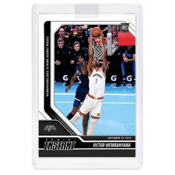 6522 Printed Victor Wembanyama RC 2023-24 Panini Instant #60 NBA SA Spurs