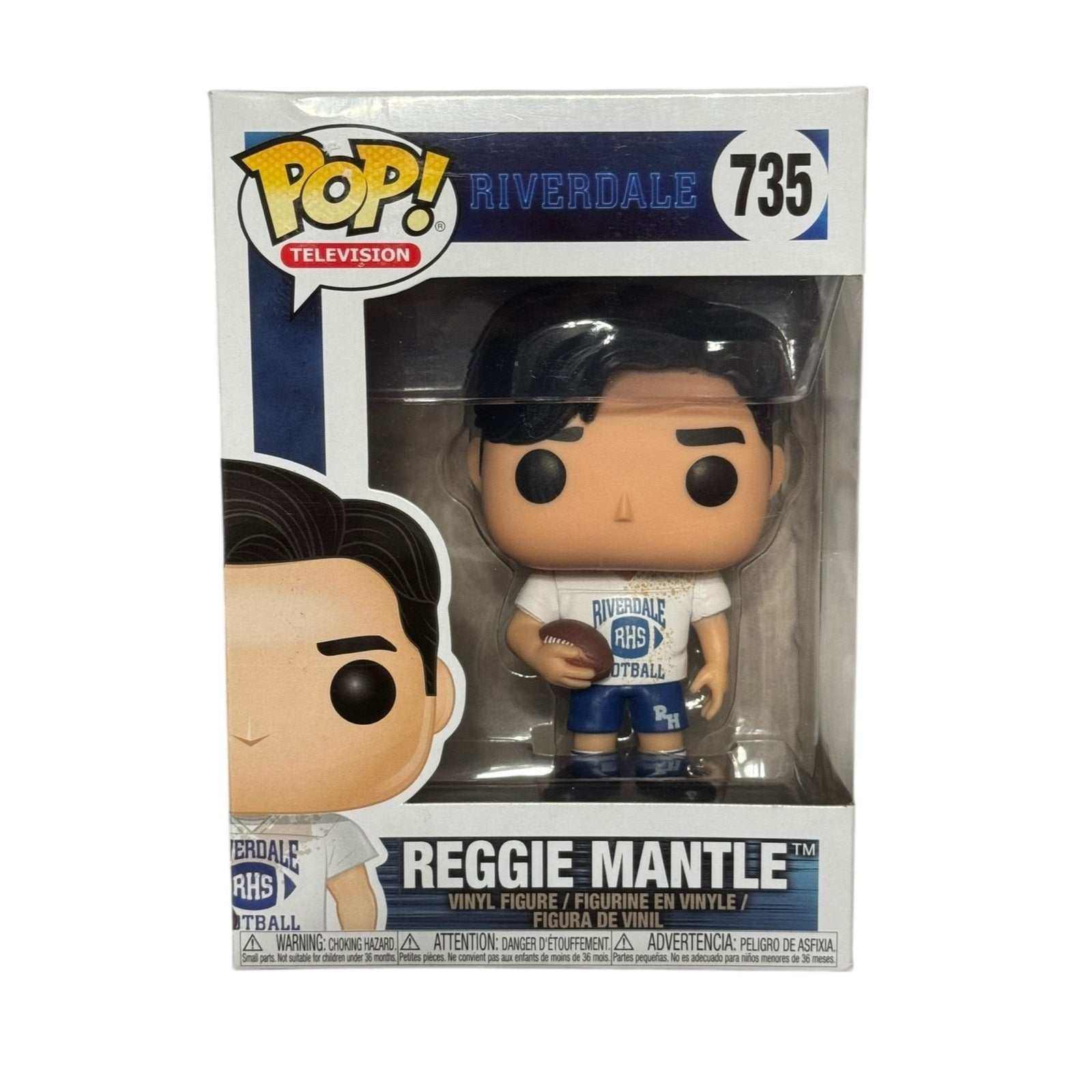 Reggie Mantle Funko Pop 735 Riverdale TV series football figure in RHS uniform in display box