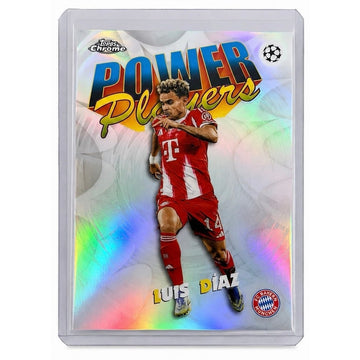 Luis Diaz Power Players Insert Bayern Munich UEFA Topps Chrome UCL SP