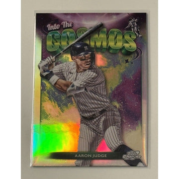 Aaron Judge* 2024 Cosmic Chrome Refractor Into the Cosmos #ITC-5 MLB NY Yankees*