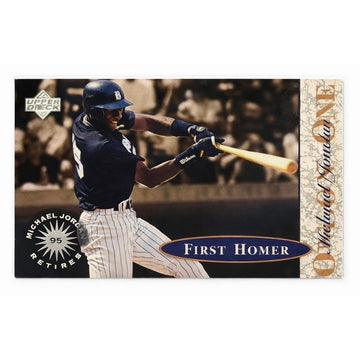 Michael Jordan 1995 Upper Deck FIRST HOMER MLB Chicago White Sox Card #8