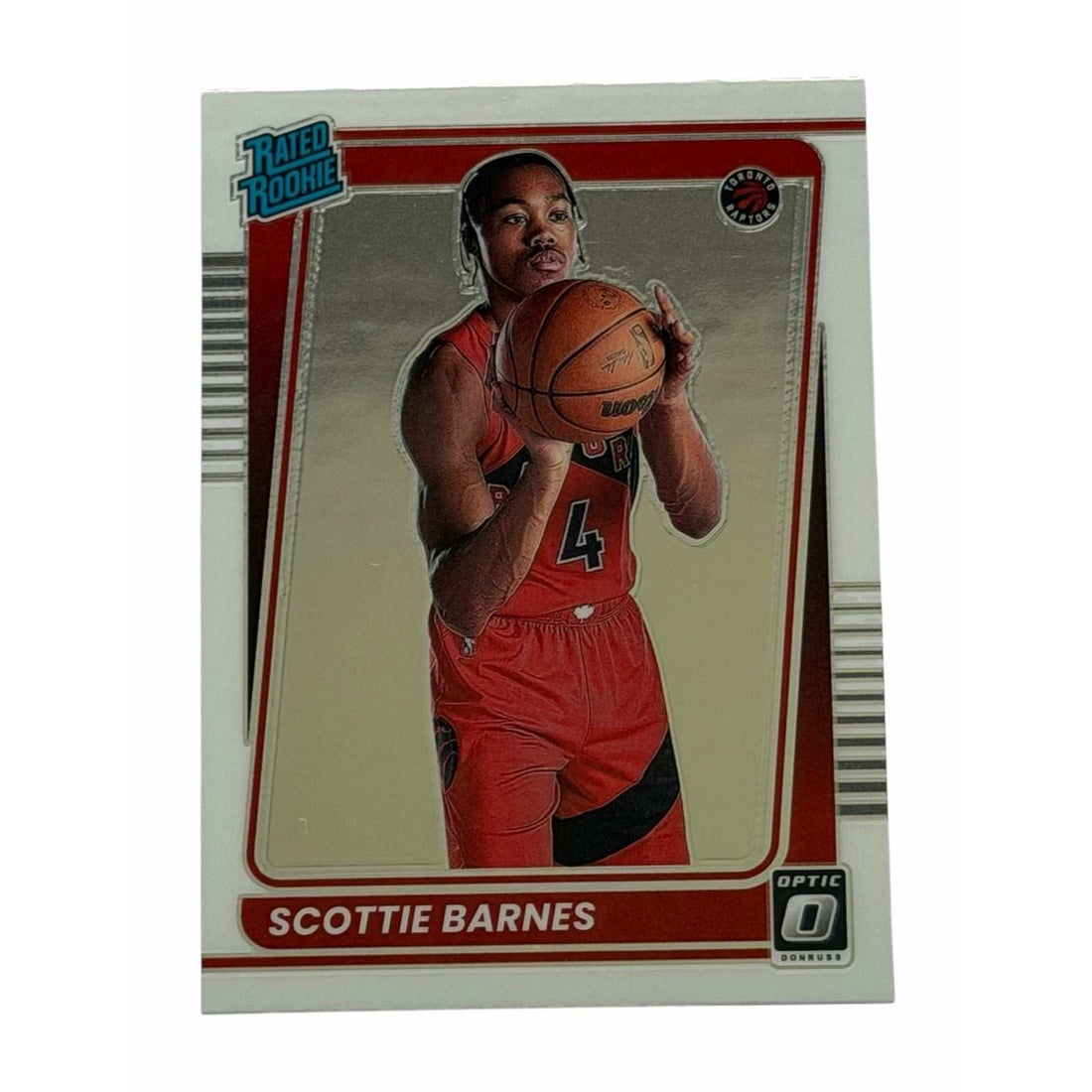 Scottie Barnes Donruss Scottie Barnes RC 2021-22 Donruss Optic Rated Rookie 186 NBA Toronto Raptors