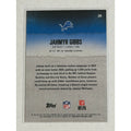 2025 Topps Signature Class Jahmyr Gibbs 2025 Topps Signature Class Jahmyr Gibbs Round 5 Pick 12 Detroit Lions Insert