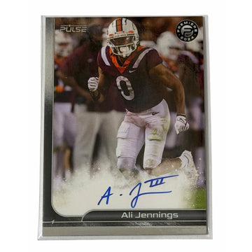 Ali Jennings 2024 Pulse Premiere Auto Virginia Tech Hokies WR Near Mint