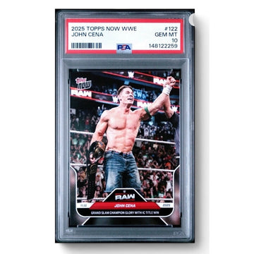 John Cena Only Topps NOW John Cena Only 4798 PR 2025 Topps NOW WWE 122 PSA 10 Grand Slam Champion