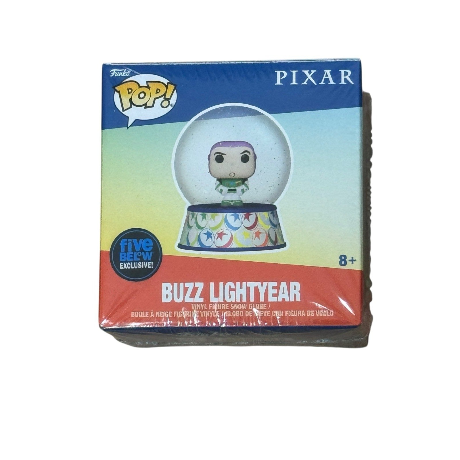 Funko Pop Pixar Buzz Lightyear snow globe vinyl figure Five Below exclusive in sealed box