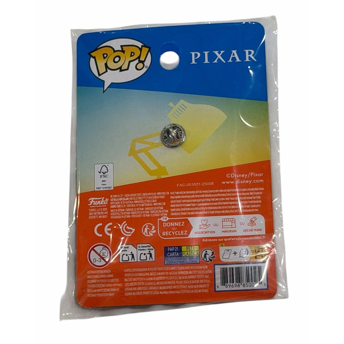 New Arrival Joy Pixar Inside Out Funko Pop Pin Vinyl Figure Sealed