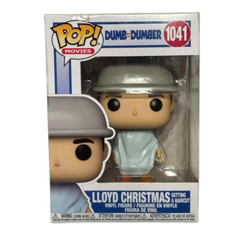Lloyd Christmas Funko Pop 1041 from Dumb and Dumber getting a haircut collectible vinyl figure in box