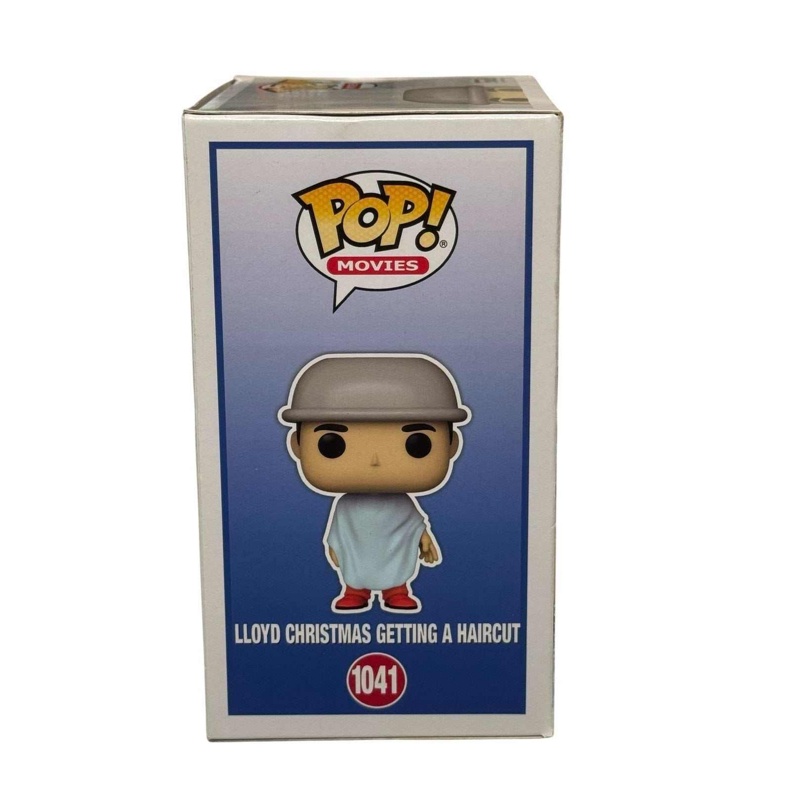 Lloyd Christmas Funko Pop 1041 from Dumb and Dumber getting a haircut in collectible box