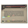 ALCS 2023 Adolis Garcia Texas Rangers cartwheel Topps NOW MLB baseball card back view