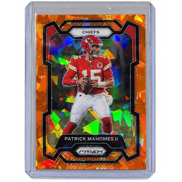 2023 Panini Prizm Patrick Mahomes II #149 Orange Ice NFL Kansas City Chiefs