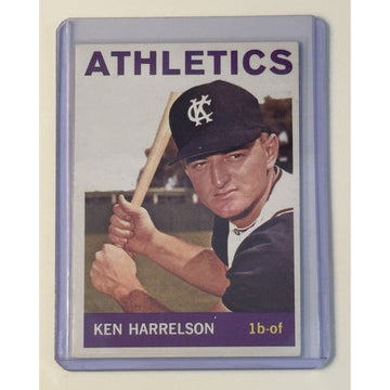 1964 Topps Baseball #419 - Ken Harrelson RC* - MLB Kansas City Athletics - VG-EX