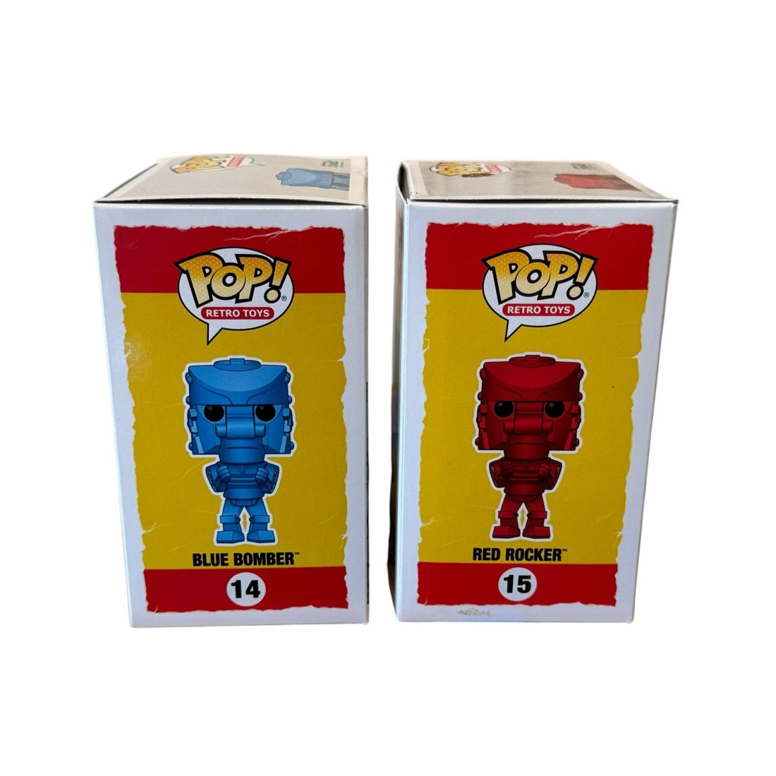 New Arrival Funko POP Retro Toys Rock Em Sock Em Robots Blue & Red Set #14 #15