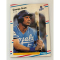 1988 Fleer George Brett #254 Kansas City Royals baseball card, front