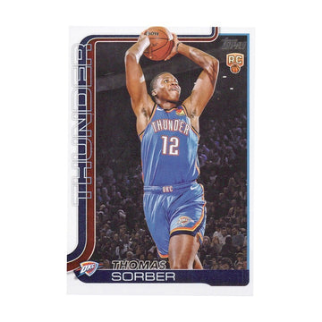 Thomas Sorber 2025-26 Topps Basketball #215 Thunder NBA Basketball Card