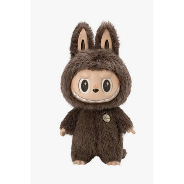 The Monsters Vinyl Figure by Zimomo 1:6 scale vinyl art toy with faux fur and gold medallion tag