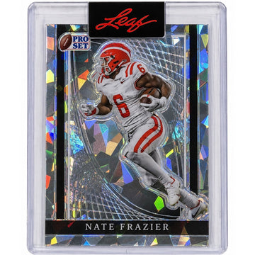 1/1 Nate Frazier RC Auto 2024 Leaf Pro Set Metal Pre-Production Proof UGA RB