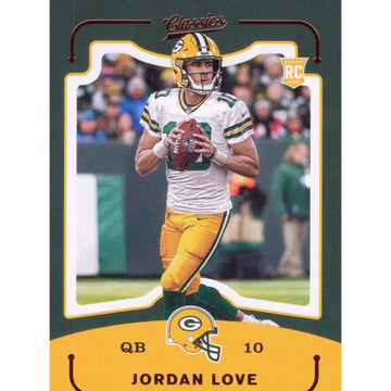 2020 Panini Chronicles Jordan Love RC Packers Classics CL-4 NFL Rookie