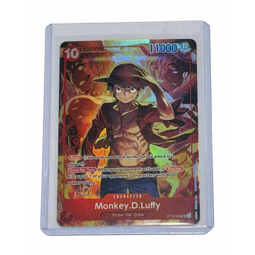 Monkey D Luffy ST10-006 SR Holo One Piece Card Game Straw Hat Crew 11000