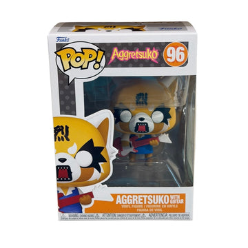 Aggretsuko Funko Pop 96 With Guitar Sanrio Vinyl Figure Anime - Music