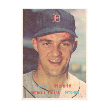 Billy Hoeft 1957 Topps #60 MLB Detroit Tigers Vintage VG Raw Baseball Card