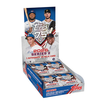 2026 Topps Series 2 Baseball Hobby Box Guaranteed Auto or Relic Card