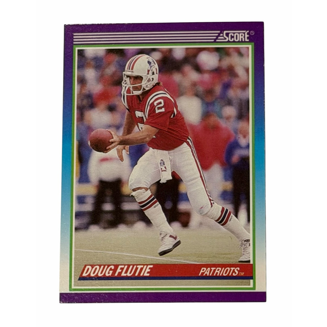 Vintage Doug Flutie NFL New England Vintage Doug Flutie NFL New England Patriots 1990 Score 535 Football Card