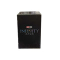 Iron Man Funko Minis Pop 75 Infinity Saga exclusive figure box with gauntlet detail and Five Below sticker