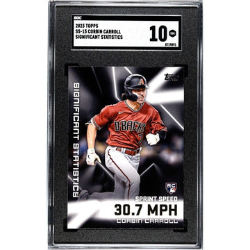2023 Topps Corbin Carroll #SS-15 Significant Statistics Arizona D-Backs - SGC 10