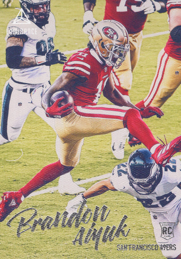2020 Panini Chronicles Brandon Aiyuk RC 49ers Luminance 219 NFL Rookie