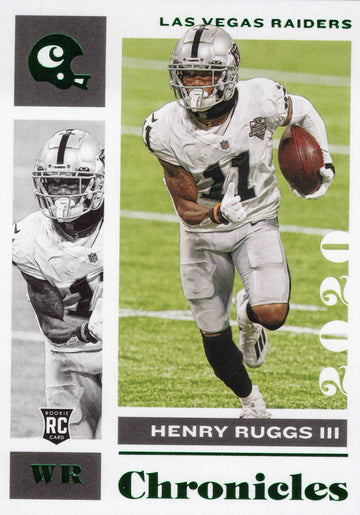 2020 Panini Chronicles Henry Ruggs III RC Raiders #51 NFL Football Rookie