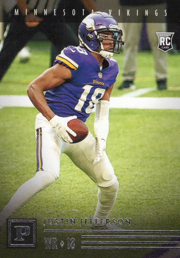 2020 Panini Chronicles Justin Jefferson RC Vikings Panini PA-23 NFL Card